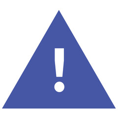 Sticker - illustration of a icon warning