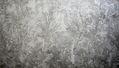 Wall Mural - old grey wallpaper background texture