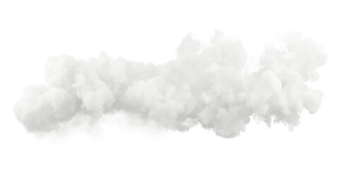 Aufkleber - Pure clouds freedom shapes on transparent backgrounds 3d rendering png