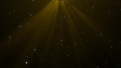 Wall Mural - background particles stars shining glow soft gradient dark gold