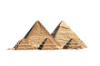 Giza Pyramids Isolated On Transparent Background, The Great Pyramid of Giza, Transparent Background, Png Background