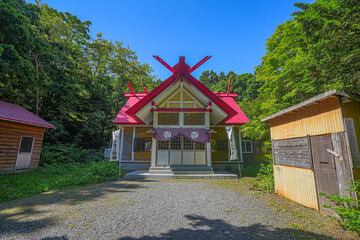 Wall Mural - 利尻山神社