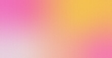 Pink And  Yellow Gradient Trendy Blur Background , Chroma Grainy Noise Gradient, Colourful Background, Liquid Chameleon Effect, Y2k Style, Light Glow Noise Gradient Banner 
