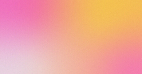 Pink and  yellow gradient trendy blur background , chroma grainy noise gradient, colourful background, liquid chameleon effect, y2k style, light glow noise gradient banner 