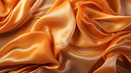 Canvas Print - A sumptuous, shimmering silk fabric captures the elegance and luxury of high-end fashion, evoking feelings of sophistication and indulgence