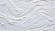 Macro view of textured white abstract art painting with distinctive oil brushstrokes and palette knife paint on canvas, creating a seamless pattern.