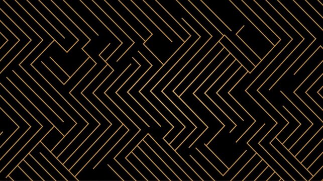 Pattern seamless geometric line abstract gold luxury color vector