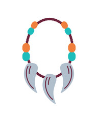 Wall Mural - native american necklace