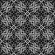 Black and white seamless pattern texture. Greyscale ornamental graphic design. Mosaic ornaments.One color wallpaper.
