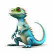 3D Animals funny cartoon style Lizard