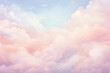 soft pastel cloudscape creating a dreamy background for banner, poster, and flyer design