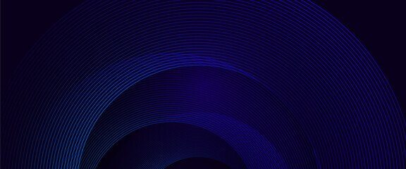Blue and black vector glowing tech geometric 3D line modern abstract banner Elegant modern futuristic design with shiny lines pattern for banner, brochure, cover, flyer, poster