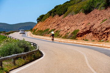 Canvas Print - Coast Road SP83 - Sardinia - Italy