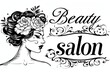 Beauty salon Logo With The Inscription 