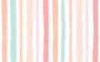 Hand drawn striped pattern, pink, orange and green girly stripe seamless background, childish pastel brush strokes. vector grunge stripes, cute baby paintbrush line backdrop
