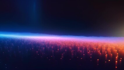 Wall Mural - blurry boundaries â an abstract visualization of how differential privacy adds noise to the bounda