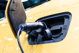 Fototapeta Na sufit - Electric car is charging