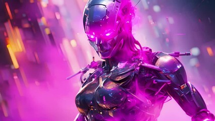 Wall Mural - a digital painting depicting a cyber warrior shielding a vulnerable machine learning model from inco