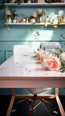 event table decorated UHD Wallpaper