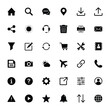 web  icon collection. Contact us icon set for web, computer and mobile app	