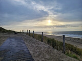 Fototapeta  - Holandia, widok na Morze Północne z miejscowości Petten aan Zee.