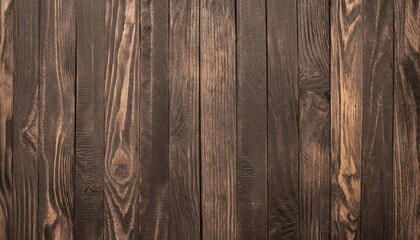 Wall Mural - dark brown wood material background texture table or floor pattern backdrop