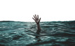 © Mr. PNG - hand reaching out of the sea in seek of help. Drowning in despair concept. Troubled ocean. Plea for help. Grasping for air - Transparent background pen tool flawless cutout