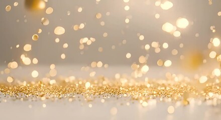 holiday illumination and decoration concept - christmas bokeh lights background