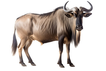 Sticker - An African Wildebeest isolated on a white background