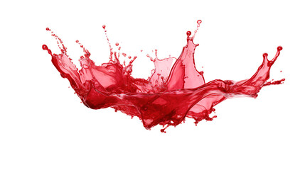 Wall Mural - red wine splash