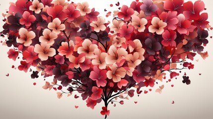 Wall Mural - Creative Manipulation of Background Wallaper for Valentines Day