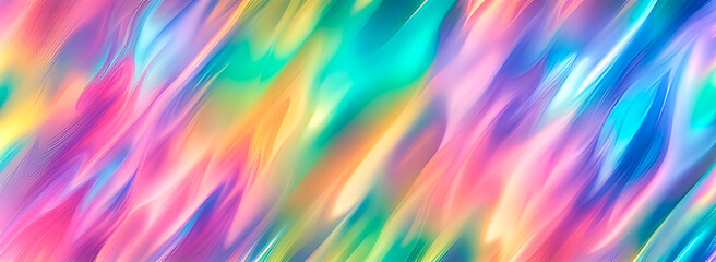 Wall Mural - Rainbown-like iridescent background. Can be used as background or wallpaper. Banner format.