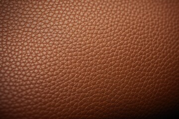 Poster - Brown leather surface up close. Versatile image for various uses