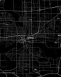 Des Moines Iowa Map, Detailed Dark Map of Des Moines Iowa