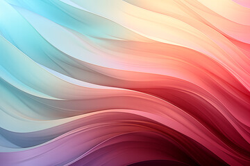 Poster - abstract background with waves