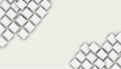 Canvas Print - abstract hexagon background with honeycomb tiles
 and white texture rectangle background.