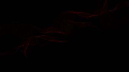 Wall Mural - abstract smooth black and red wave background. presentation, vector, illustration,