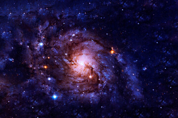Wall Mural - beautiful galaxy. elements of this image furnished by nasa