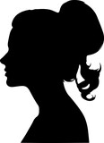 Fototapeta  - silhouette of a woman.