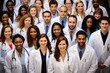 Group portrait of a diverse team of healthcare professionals