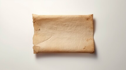 A Vintage Parchment Paper Hanging on a Wall