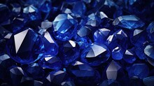  A Pile Of Blue Diamonds Sitting On Top Of A Pile Of Other Blue Diamonds On Top Of A Pile Of Other Blue Diamonds.