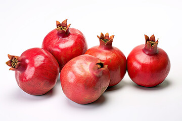 Poster - Pomegranate on a white background