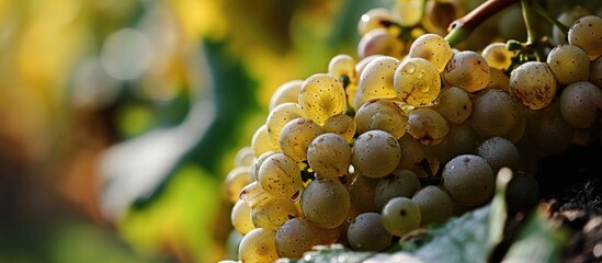 Wall Mural - Close-up of Riesling grape