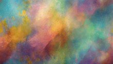 Vivid Colors, Red, Purple, Yellow, Blue, Green Gradient Grunge Wall, Abstract Background