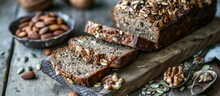 Nutrient-rich Bread Made From Nuts And Seeds