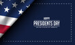 Presidents Day Background Design.