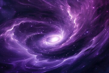 Wall Mural - Abstract galaxy space illustration 