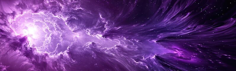 Wall Mural - Abstract galaxy space illustration 