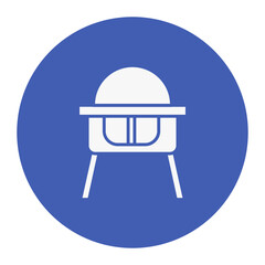 Sticker - Baby Chair Icon